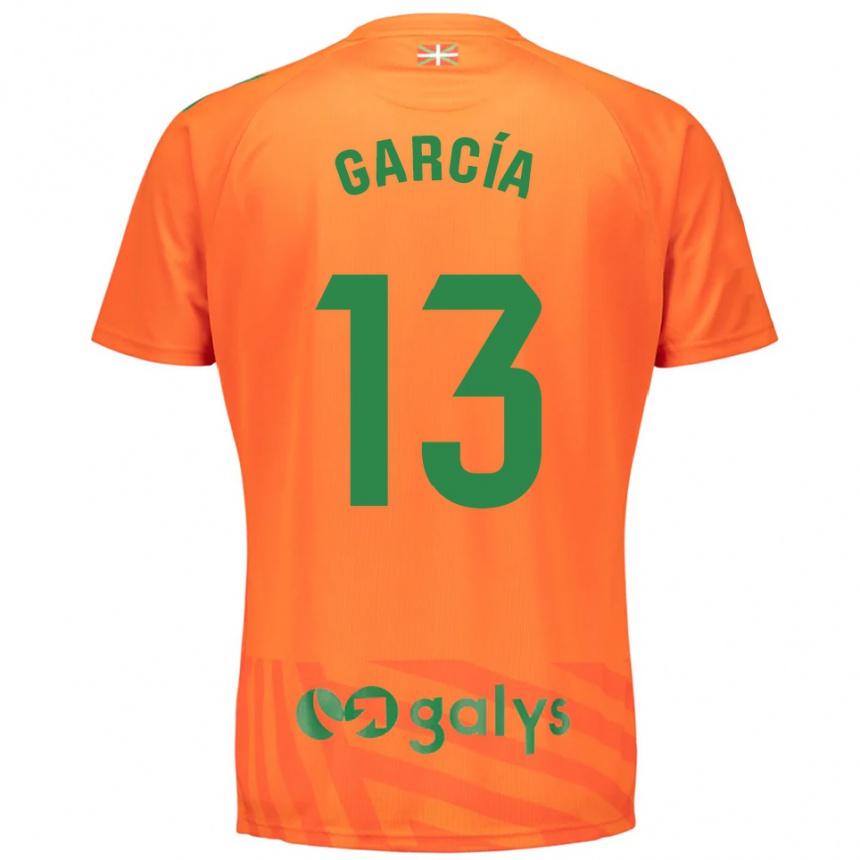 גברים כדורגל Jon García #13 ירוק כתום חולצת שוער 2025/26