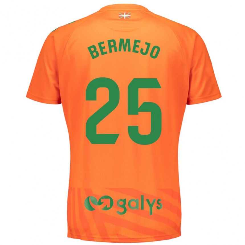 גברים כדורגל Joseba Bermejo #25 ירוק כתום חולצת שוער 2025/26