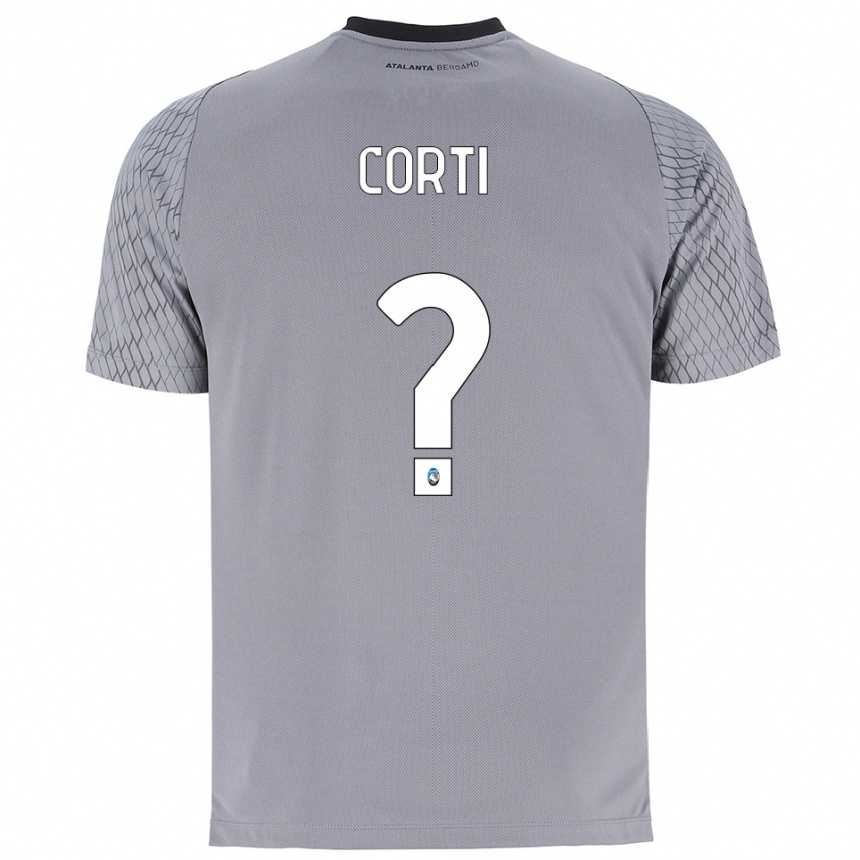 גברים כדורגל Edoardo Corti #0 אפור כחול אדום חולצת שוער 2025/26