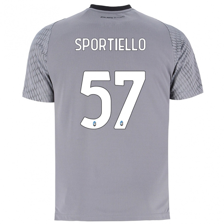 גברים כדורגל מרקו ספורטיאלו #57 אפור כחול אדום חולצת שוער 2025/26