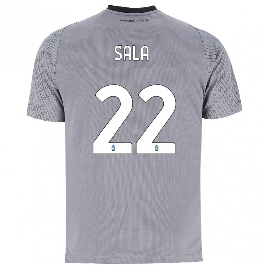 גברים כדורגל לורנצו סאלה #22 אפור כחול אדום חולצת שוער 2025/26