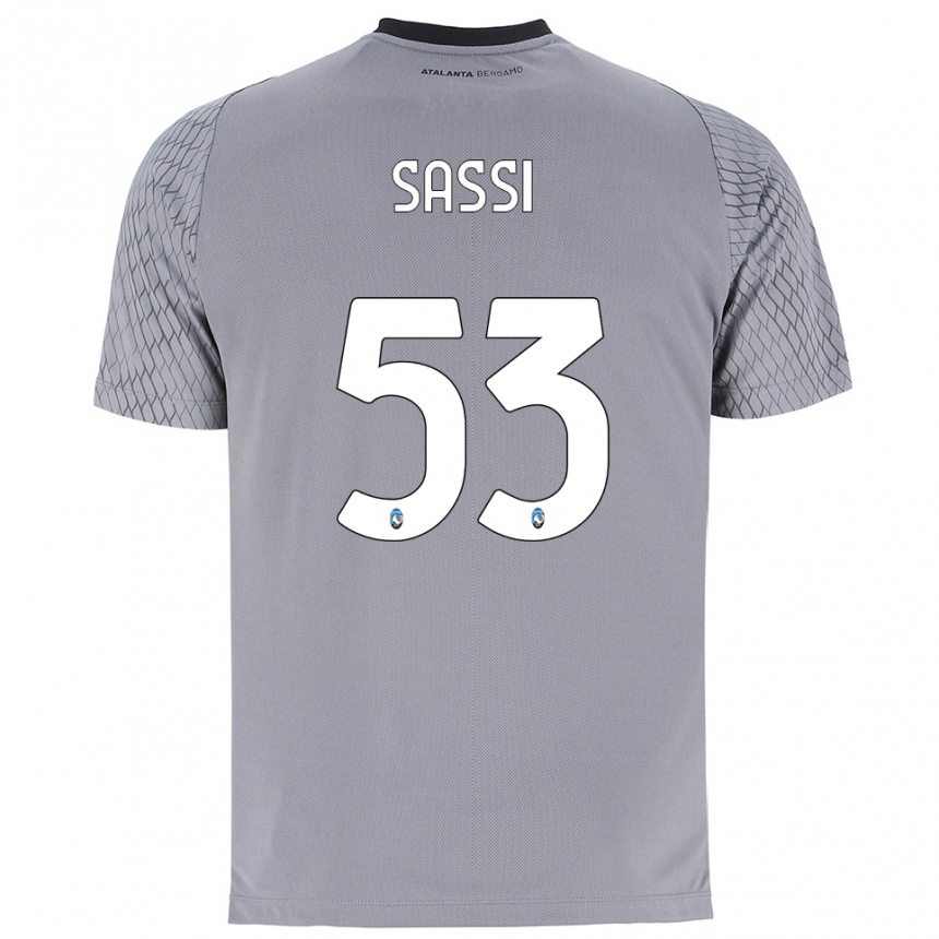 גברים כדורגל יאקופו סאסי #53 אפור כחול אדום חולצת שוער 2025/26