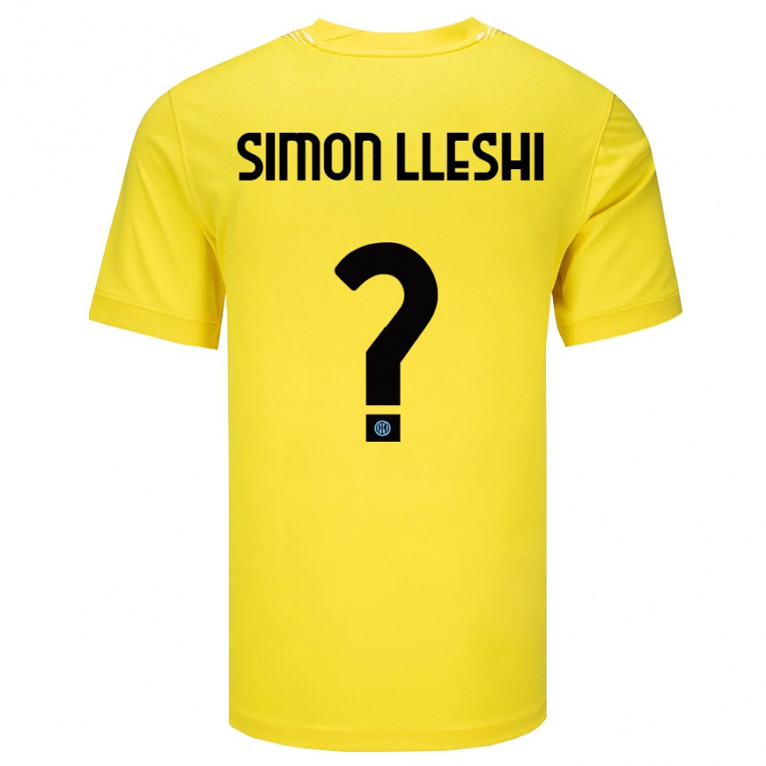 גברים כדורגל סימון ללשי #0 צהוב בהיר שחור חולצת שוער 2025/26