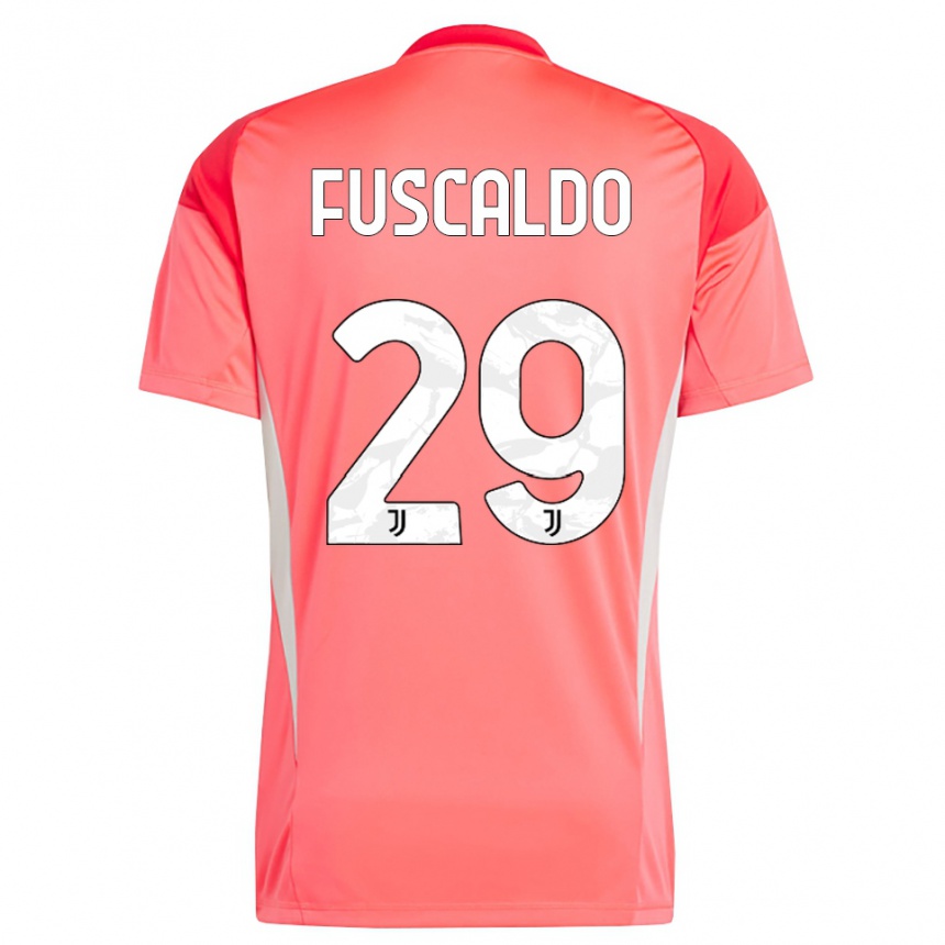 גברים כדורגל מטאו פוסקלדו #29 כתום אדום חולצת שוער 2025/26