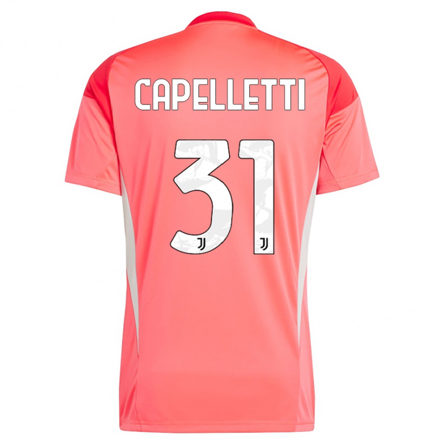 גברים כדורגל אלסיה קאפלטי #31 כתום אדום חולצת שוער 2025/26