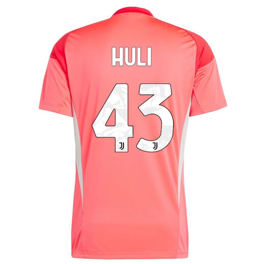 גברים כדורגל Raffaele Huli #43 כתום אדום חולצת שוער 2025/26