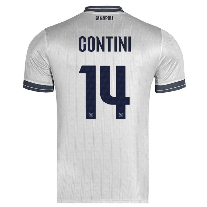 גברים כדורגל ניקיטה קונטיני #14 אפור בהיר חולצת שוער 2025/26