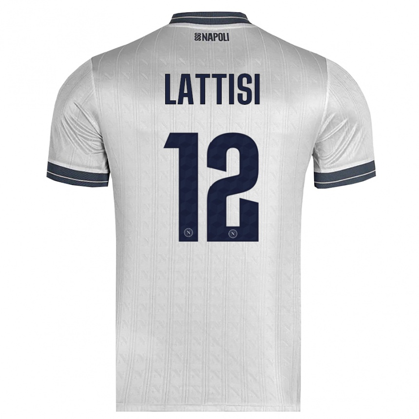 גברים כדורגל Francesco Lattisi #12 אפור בהיר חולצת שוער 2025/26