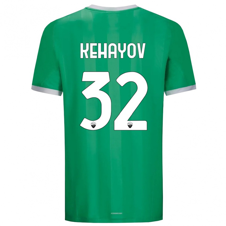 גברים כדורגל אתנאס קהאיוב #32 ירוק לבן חולצת שוער 2025/26