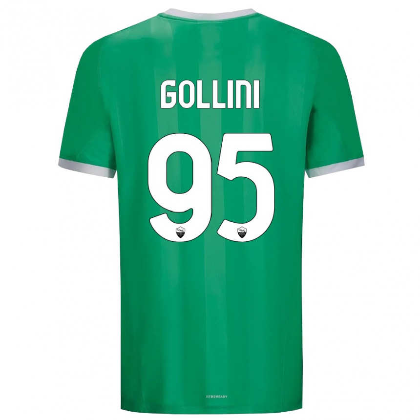 גברים כדורגל פיירלואיג'י גוליני #95 ירוק לבן חולצת שוער 2025/26