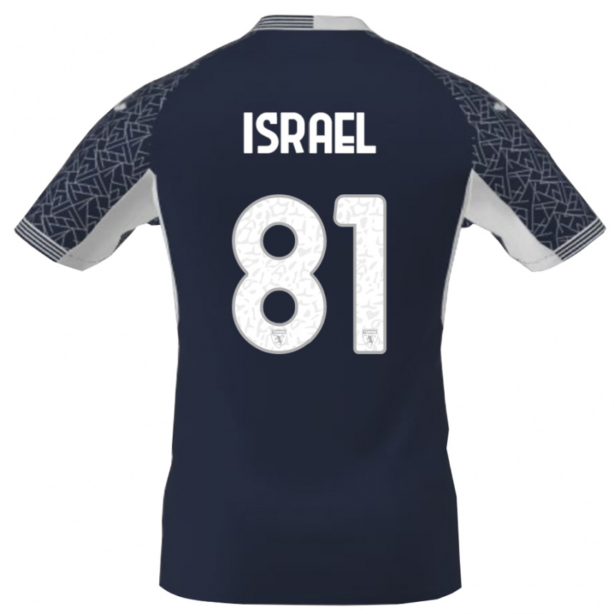 גברים כדורגל פרנקו ישראל #81 כחול שחור לבן חולצת שוער 2025/26