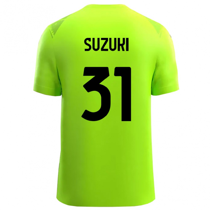 גברים כדורגל זאיון סוזוקי #31 ירוק דשא שחור חולצת שוער 2025/26