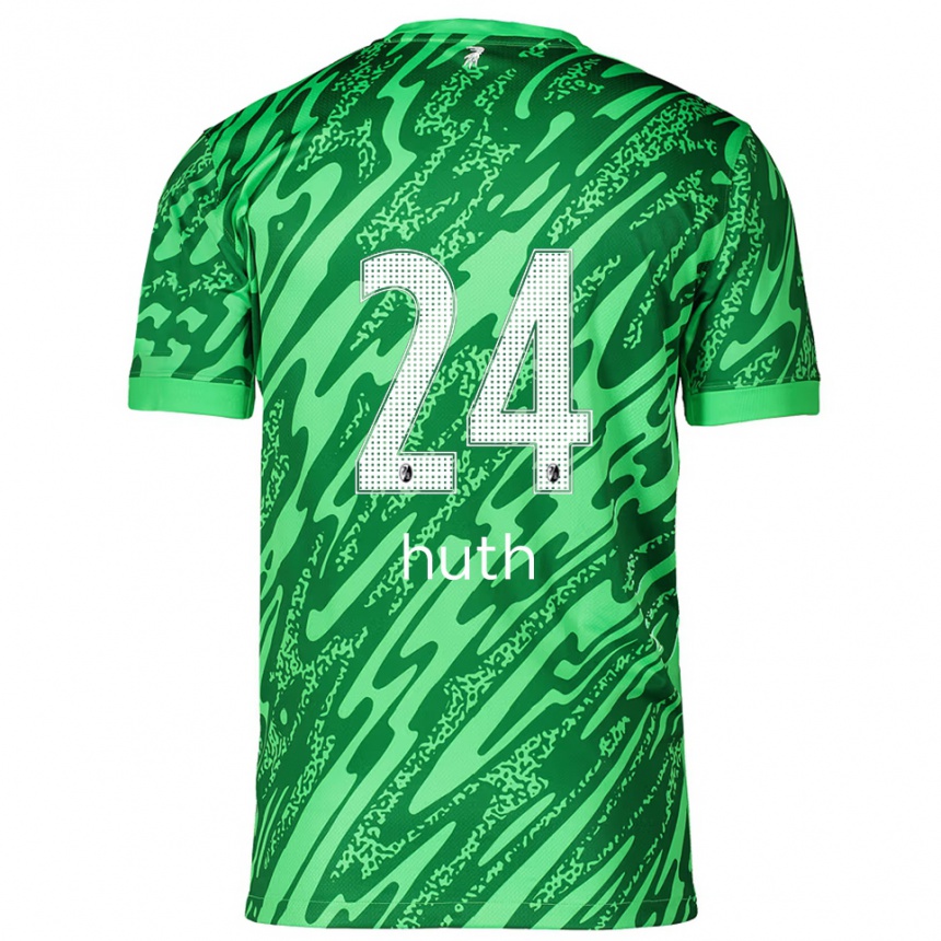 גברים כדורגל יאניק הות #24 ירוק לבן חולצת שוער 2025/26