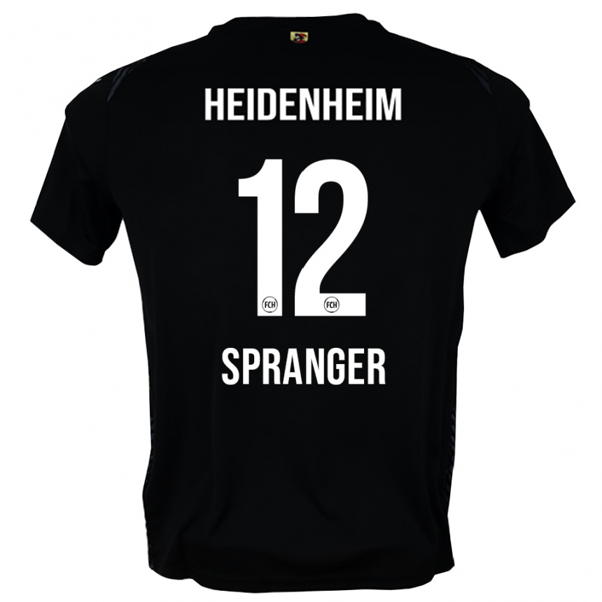 גברים כדורגל לוק שפרנגר #12 אפור כהה שחור חולצת שוער 2025/26