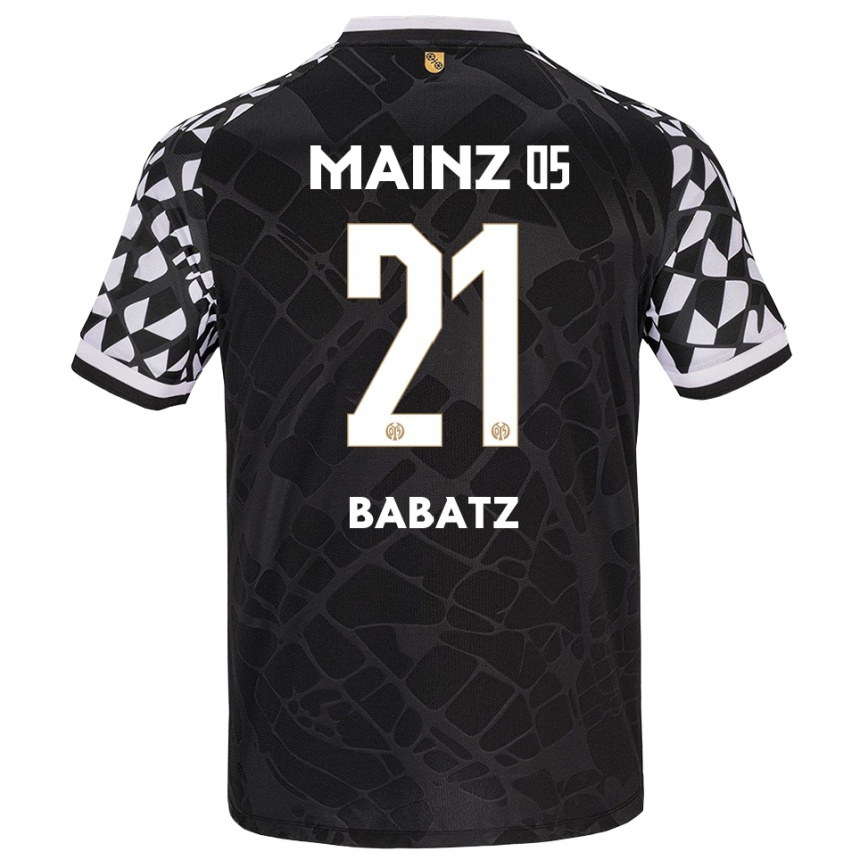 גברים כדורגל לואי מרלון באבץ #21 שחור לבן חולצת שוער 2025/26