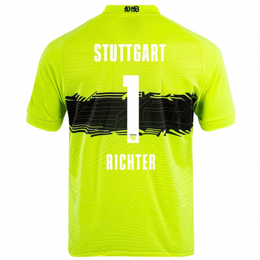 גברים כדורגל נילס ריכטר #1 צהוב ירוק שחור חולצת שוער 2025/26