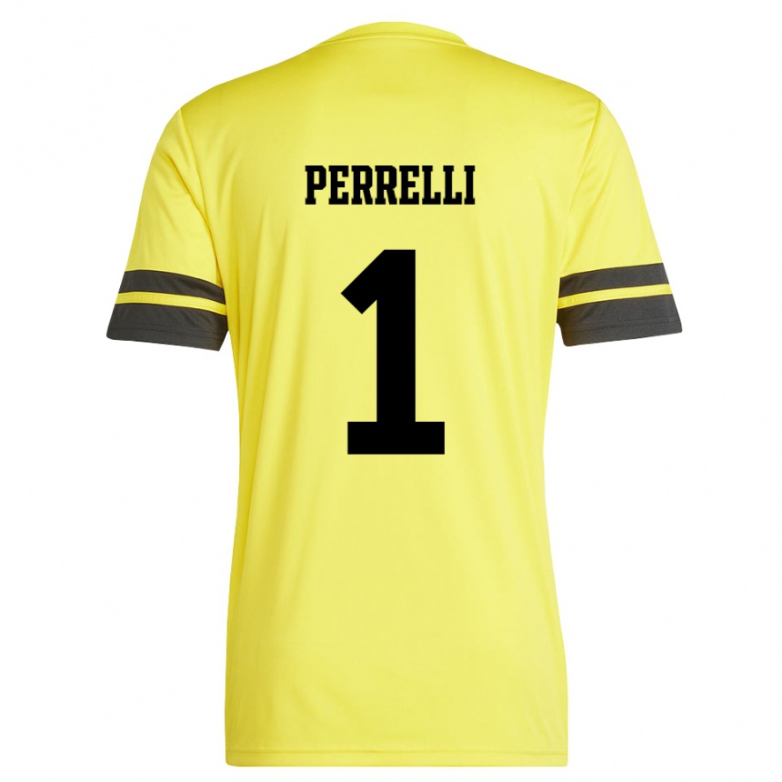 גברים כדורגל סמואלה פרלי #1 לבן כתום חולצת שוער 2025/26