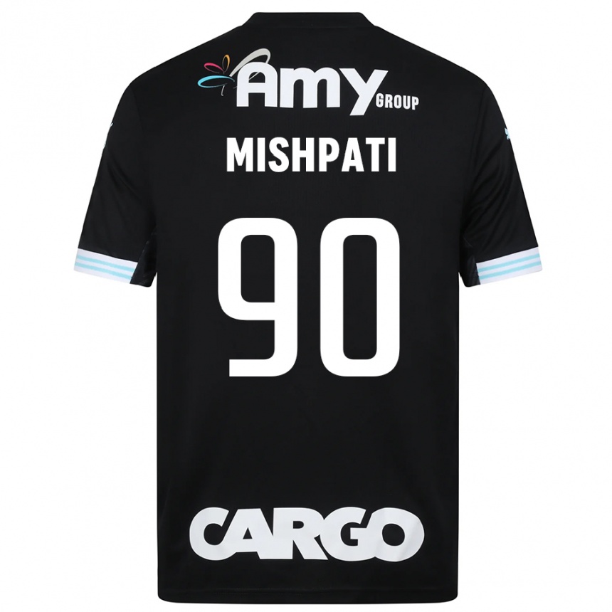 גברים כדורגל רועי משפתי #90 לבן שחור חולצת שוער 2025/26