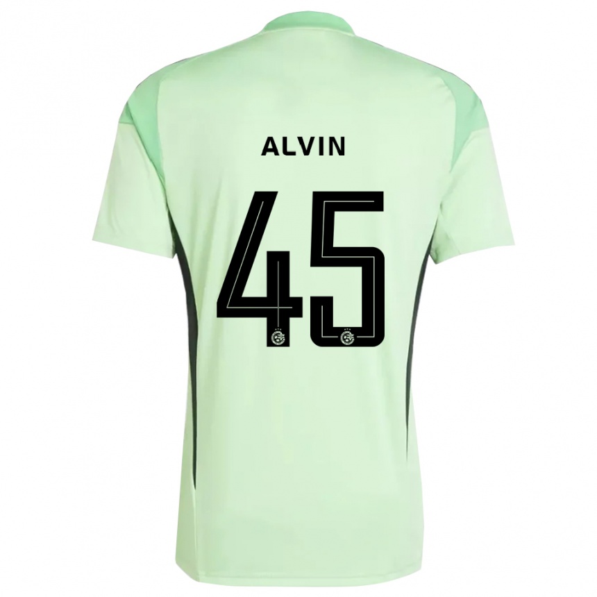 גברים כדורגל גלן אלווין #45 לבן כחול בהיר חולצת שוער 2025/26