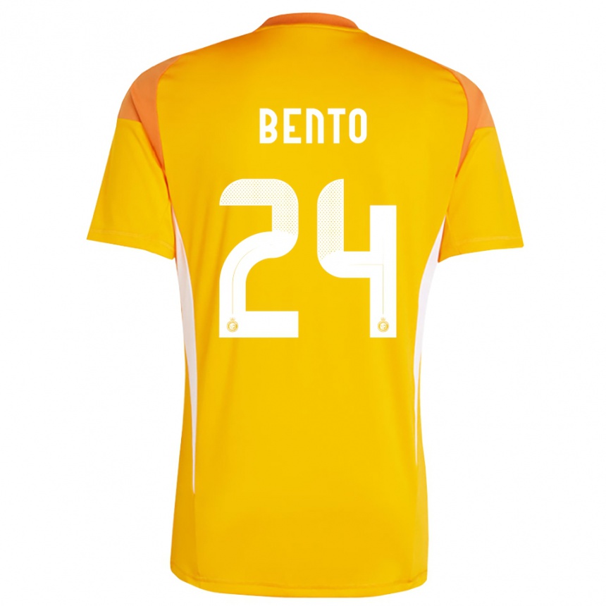 גברים כדורגל Bento #24 לבן צהוב כתום חולצת שוער 2025/26