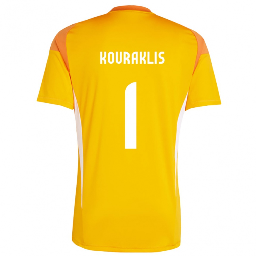 גברים כדורגל גאורגיוס קורקליס #1 כחול שמיים עמוק חולצת שוער 2025/26