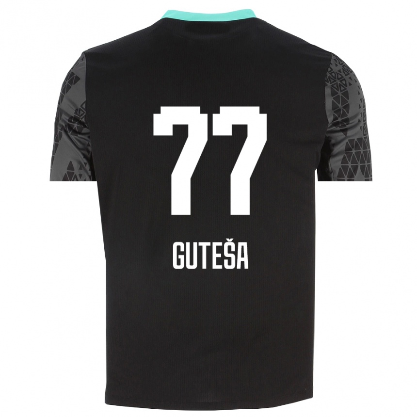 גברים כדורגל איוואן גוטשה #77 שחור ירוק צהוב חולצת שוער 2025/26