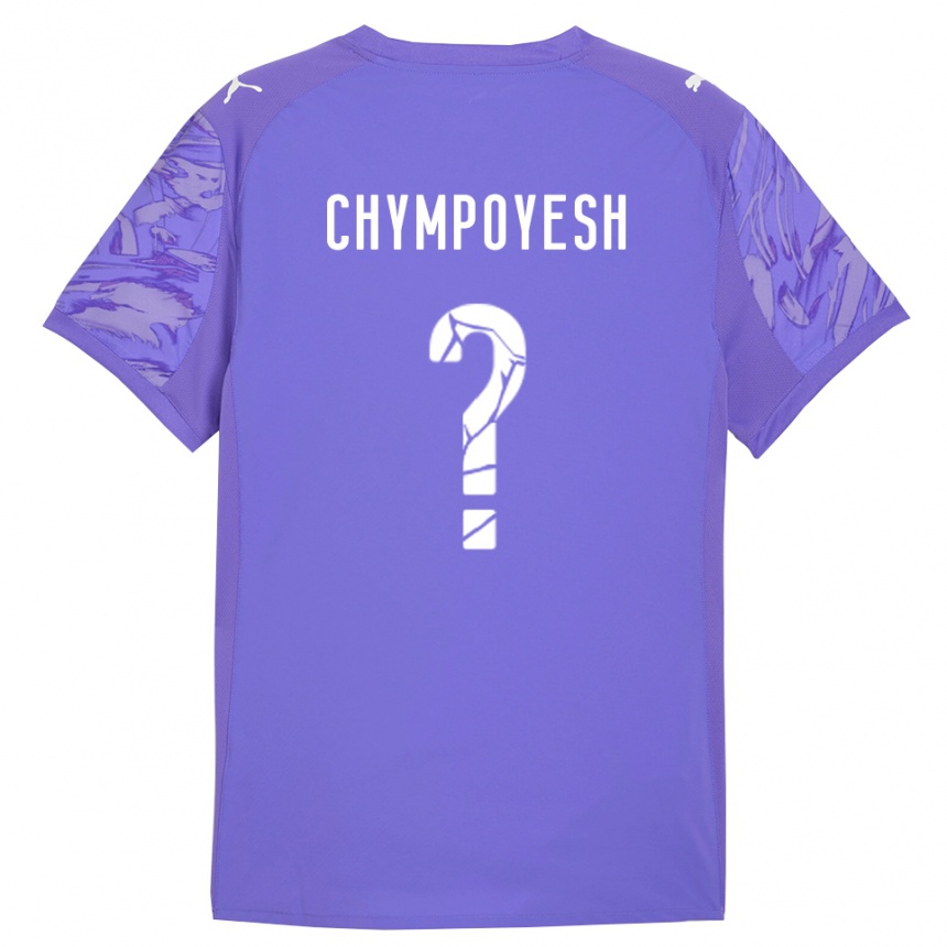 גברים כדורגל Vladyslav Chympoyesh #0 ורוד ירוק כתום חולצת שוער 2025/26