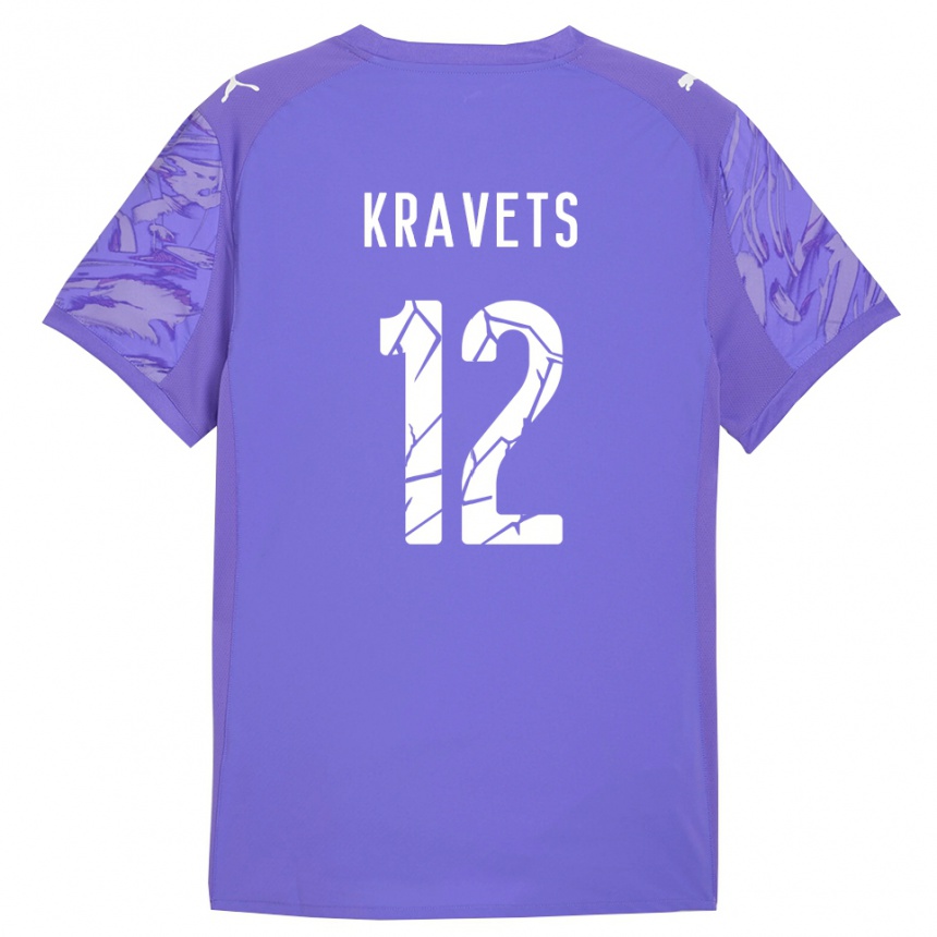 גברים כדורגל ולדיסלב קראבץ #12 ורוד ירוק כתום חולצת שוער 2025/26