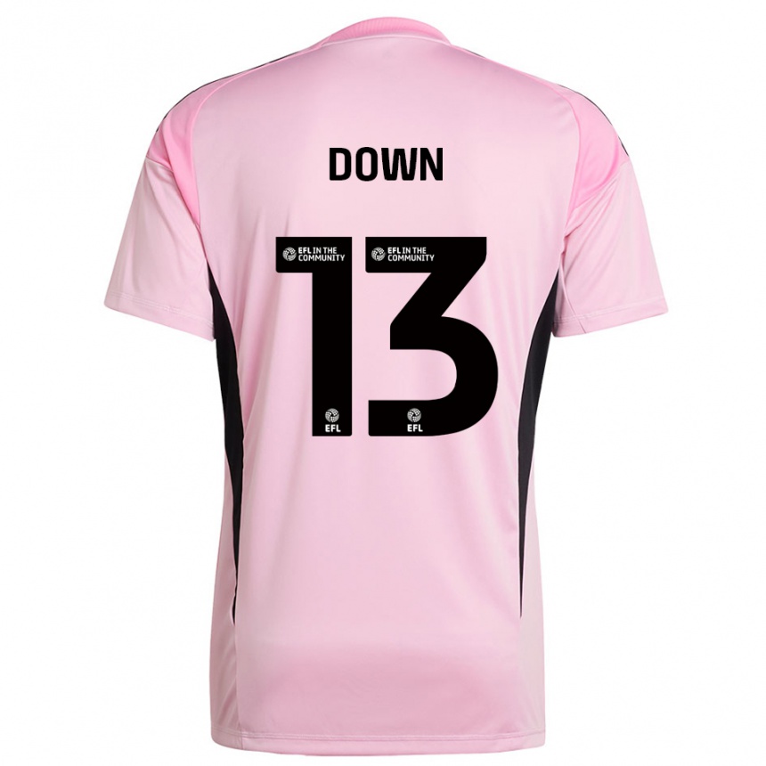 גברים כדורגל Sam Down #13 שחור ורוד חולצת שוער 2025/26