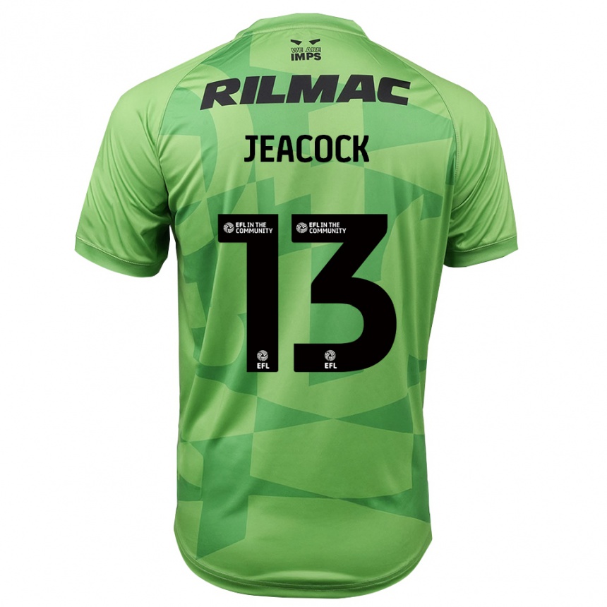 גברים כדורגל זאק ג'יקוק #13 ירוק בהיר חולצת שוער 2025/26