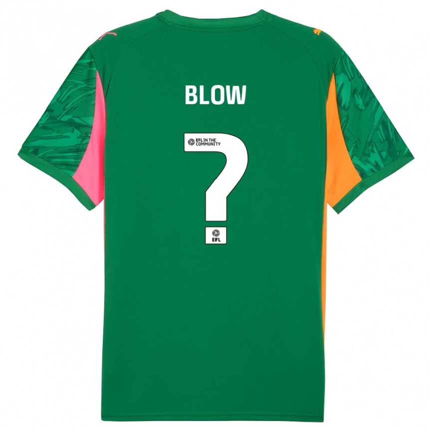 גברים כדורגל Hayden Blow #0 ירוק כתום ורוד חולצת שוער 2025/26