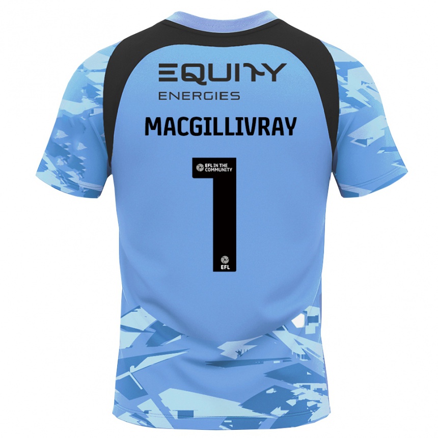 גברים כדורגל קרייג מקגיליבריי #1 אפור כחול בהיר חולצת שוער 2025/26
