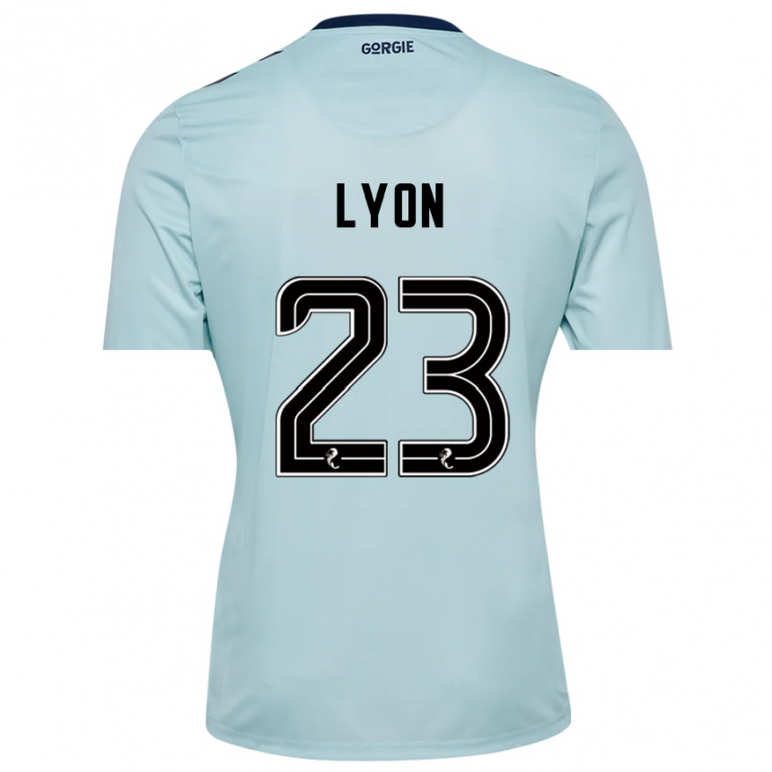 גברים כדורגל Jack Lyon #23 שחור כחול בהיר חולצת שוער 2025/26