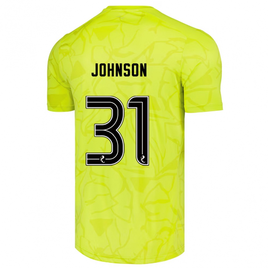 גברים כדורגל מוראי ג'ונסון #31 שחור צהוב חולצת שוער 2025/26