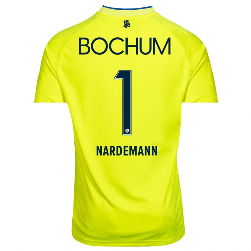 גברים כדורגל Kari Närdemann #1 ירוק צהוב חולצת שוער 2025/26