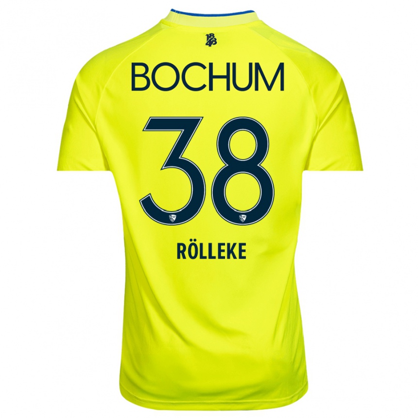 גברים כדורגל Hugo Rölleke #38 ירוק צהוב חולצת שוער 2025/26