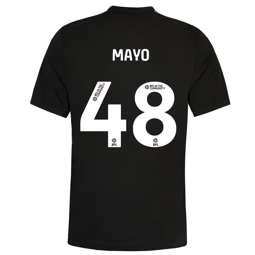 גברים כדורגל בראדלי פול מאיו #48 שחור לבן חולצת שוער 2025/26