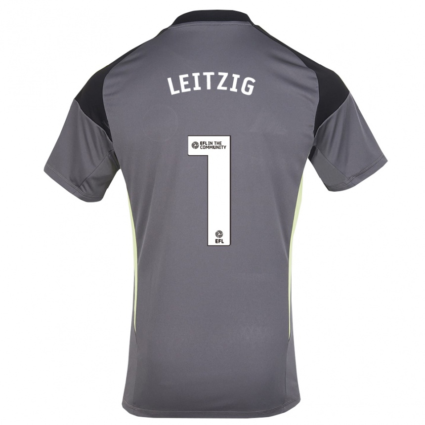 גברים כדורגל ג'נינה ליציג #1 לבן אפור חולצת שוער 2025/26