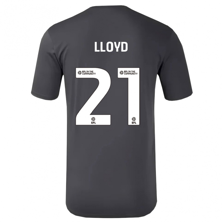 גברים כדורגל אוליבר לויד #21 לבן שחור חולצת שוער 2025/26