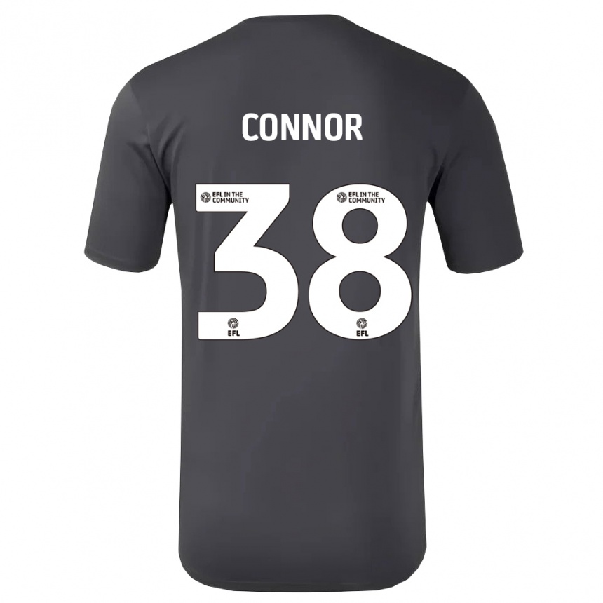 גברים כדורגל שיי קונור #38 לבן שחור חולצת שוער 2025/26