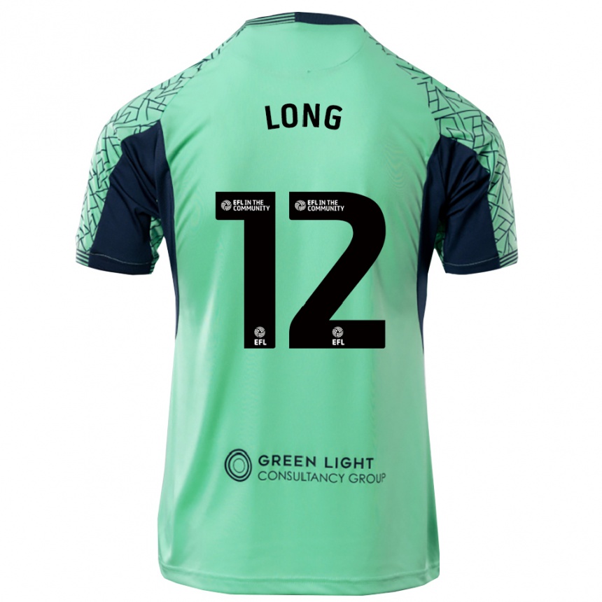 גברים כדורגל ג'ורג' לונג #12 שחור אקווה חולצת שוער 2025/26