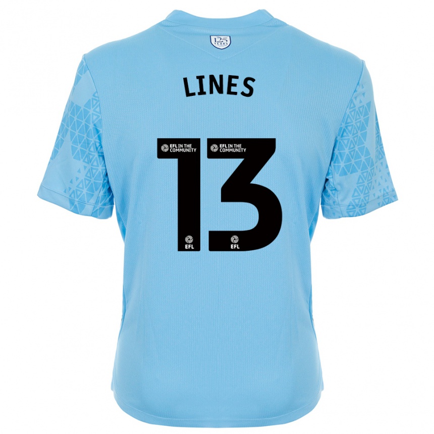 גברים כדורגל Jack Lines #13 כחול שמיים שחור חולצת שוער 2025/26