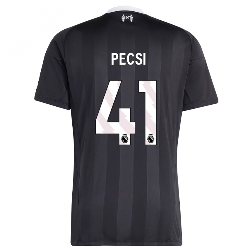 גברים כדורגל ארמין פצ'י #41 שחור לבן חולצת שוער 2025/26
