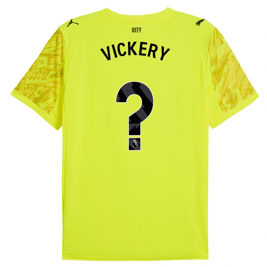 גברים כדורגל Ben Vickery #0 צהוב כתום שחור חולצת שוער 2025/26