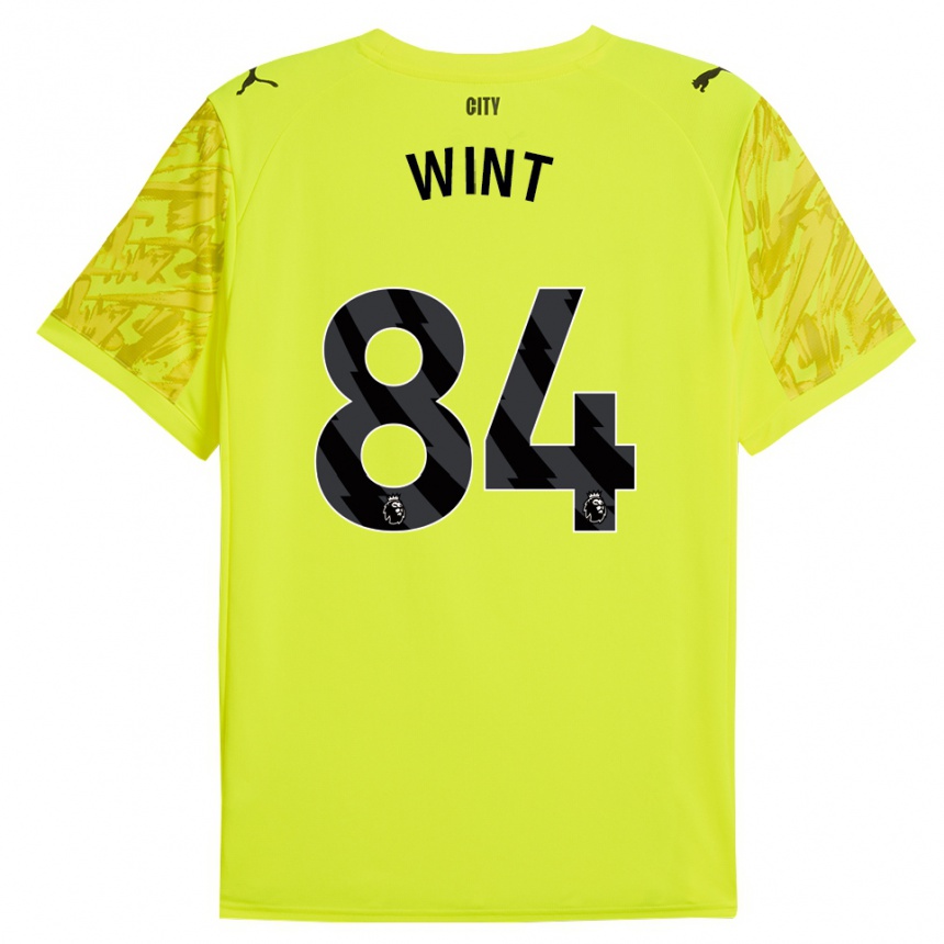 גברים כדורגל ג'ק תומאס צ'ארלס וינט #84 צהוב כתום שחור חולצת שוער 2025/26