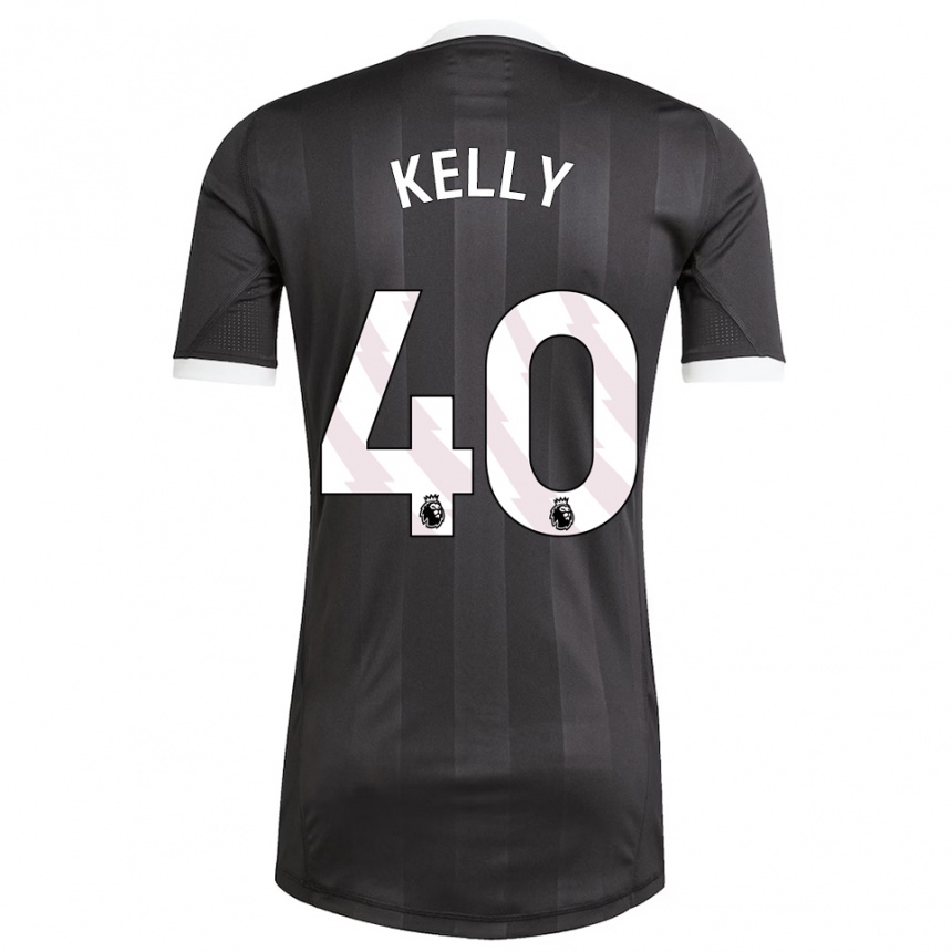 גברים כדורגל סופיה גבריאל קלי #40 שחור לבן חולצת שוער 2025/26