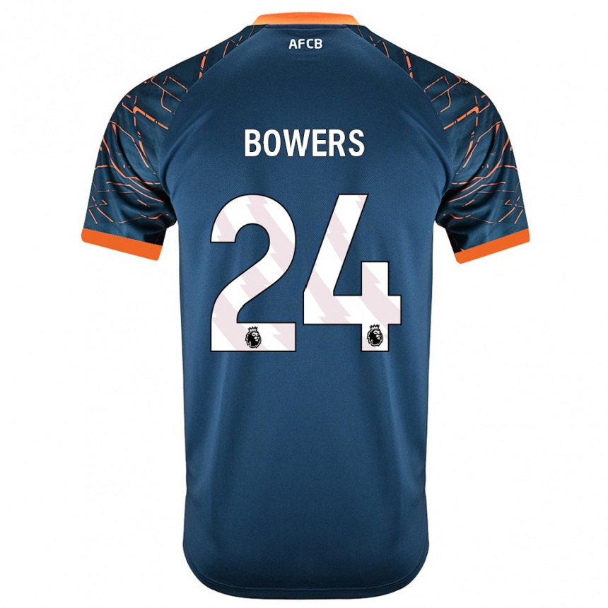 גברים כדורגל קלצי רוז באוורס #24 כחול צפחה כהה חולצת שוער 2025/26