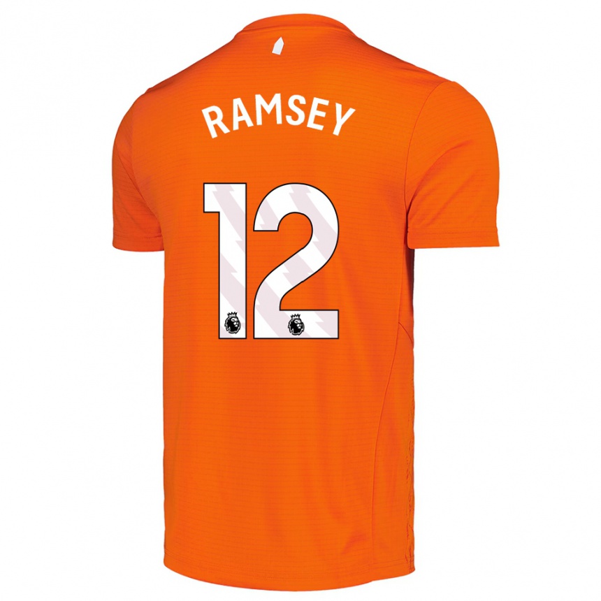 גברים כדורגל אמילי רמזי #12 כתום שחור חולצת שוער 2025/26