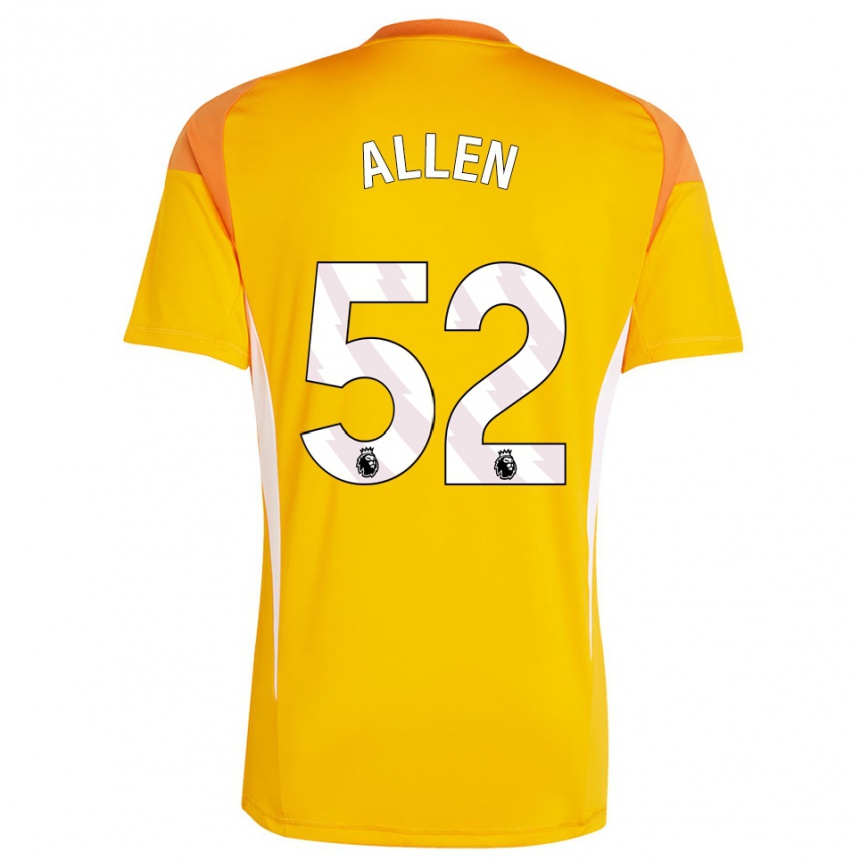 גברים כדורגל Michael Allen #52 כתום לבן חולצת שוער 2025/26