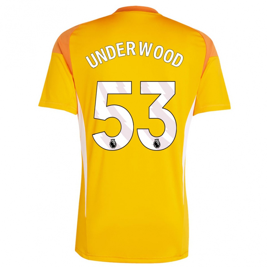 גברים כדורגל מרקו ינסון אנדרווד #53 כתום לבן חולצת שוער 2025/26